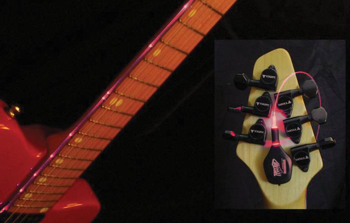 Fretlord&nbsp;Fret OptiX Guitar Fretmarker Light&nbsp;Red&nbsp;25.5 In Scale