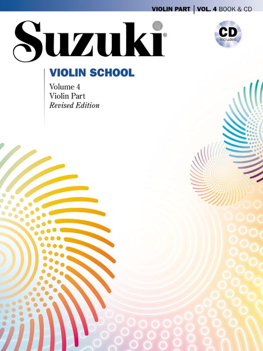 Alfred Suzuki Violin School Violin Part Cd Volume 4