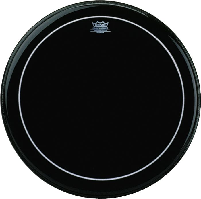 Remo&nbsp;Ebony Series Pinstripe Bass Drumhead&nbsp;&nbsp;