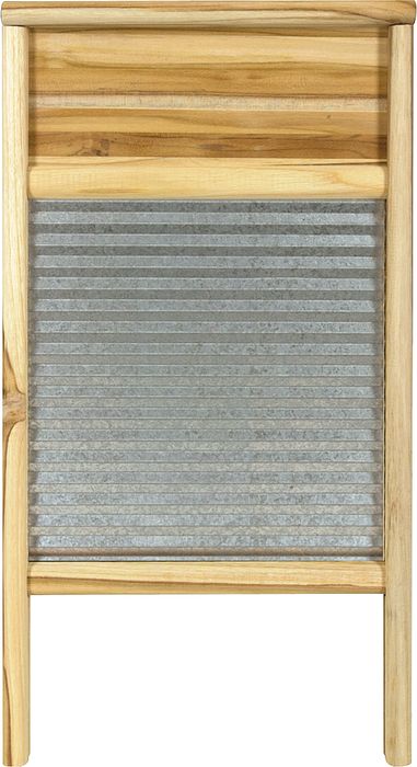 Columbus Washboard 3020 Galvanized Washboard Teak