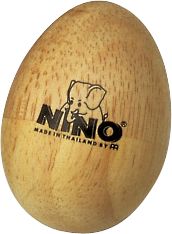 Nino Wood Egg Shaker Natural Small