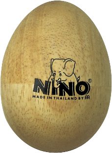 Nino Wood Egg Shaker Medium