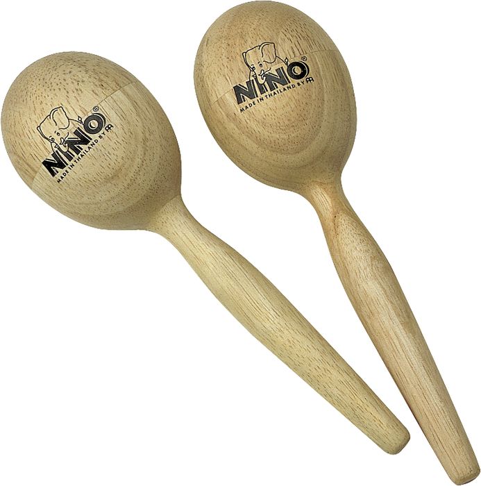 Nino Wood Egg Maracas/Pair Medium