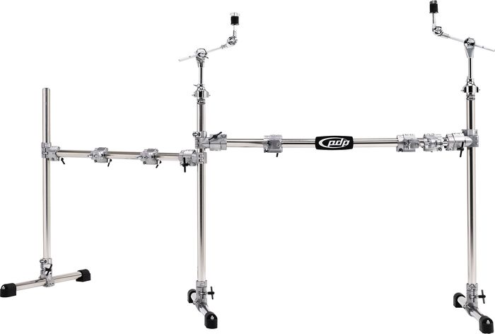 Pdp Chrome Plated Main And Side Drum Rack Package