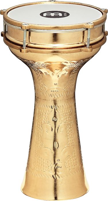 Meinl&nbsp;HE-215 Brass-Plated and Hand-Hammered Copper Darbuka&nbsp;&nbsp;