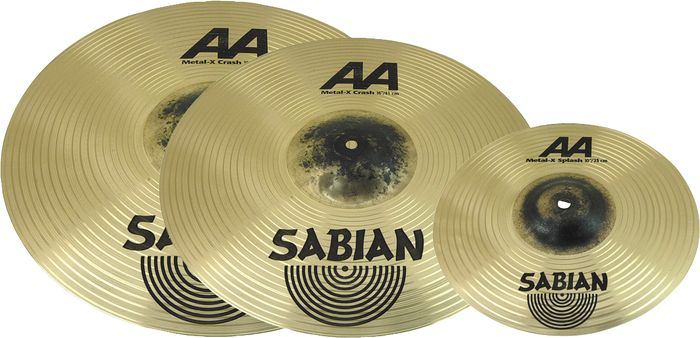 Sabian&nbsp;AA Metal-X Crash Pack with AA Metal-X Splash&nbsp;&nbsp;