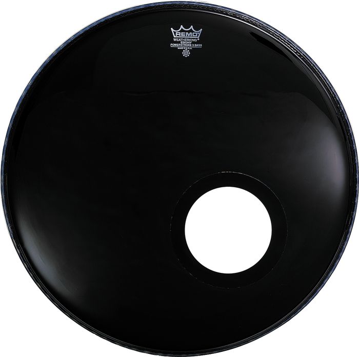 Remo&nbsp;Ebony Powerstroke 3 Bass Drum Head with 5