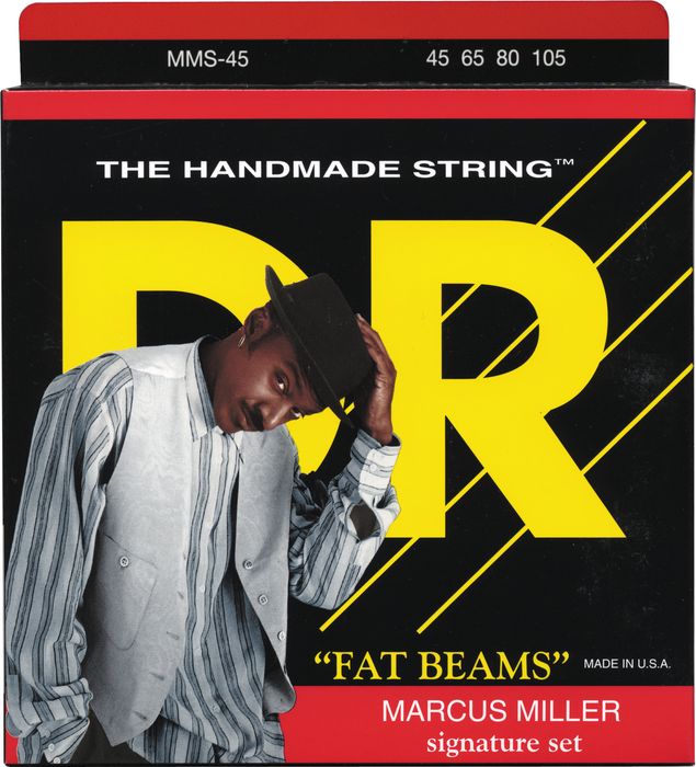 Dr Strings Marcus Miller Fat Beams 4 String Bass .80 45, 65, 80, 105 Sig