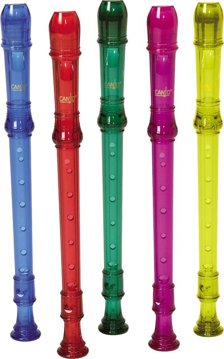 Canto&nbsp;One-Piece Translucent Soprano Recorder with Baroque Fingering&nbsp;&nbsp;