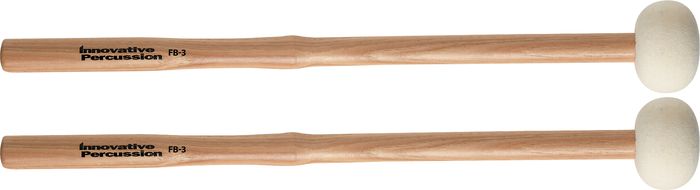 Innovative Percussion&nbsp;FB Field Series Marching Bass Drum Mallets&nbsp;Medium (Hard)&nbsp;