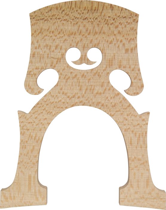 The String Centre&nbsp;Aurolar Hard Maple Cello Bridges&nbsp;4/4 Somewhat Flecked-French&nbsp;