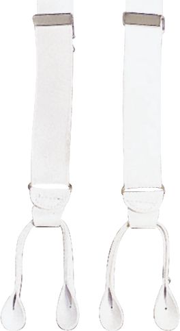 Styleplus Suspenders Button-On Style (White)