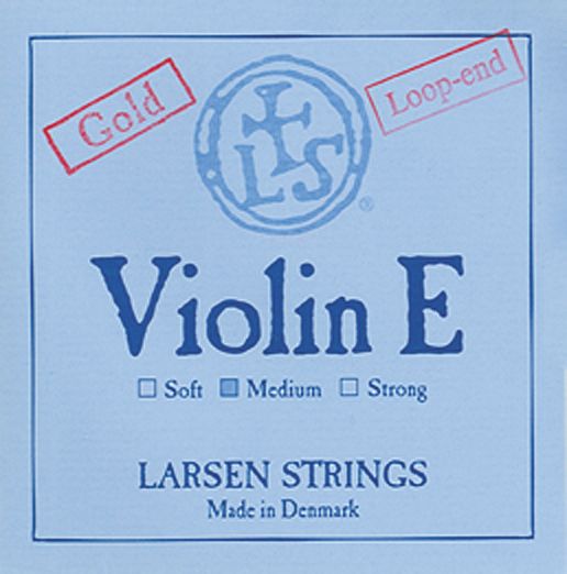 Larsen Strings&nbsp;Violin Strings&nbsp;E, Steel Loop, Medium&nbsp;4/4 Size