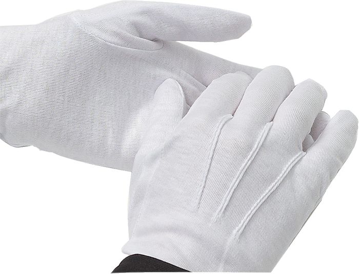 Director's Showcase&nbsp;White Cotton Gloves: Dozen&nbsp;&nbsp;