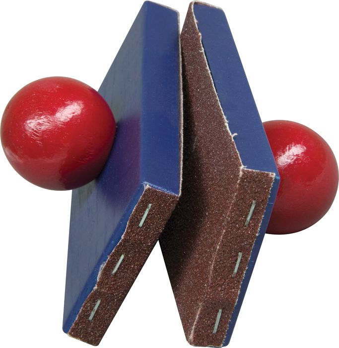 Rhythm Band&nbsp;SE753 Sand Blocks with Large Knobs&nbsp;&nbsp;