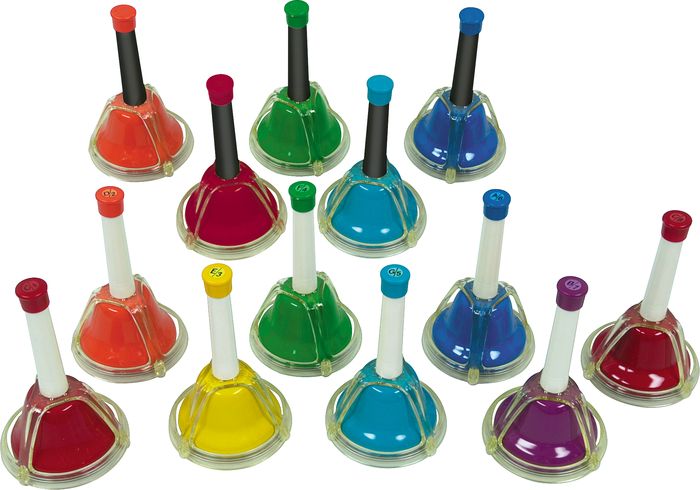Rhythm Band&nbsp;13-Note Hand/Desk Bell Set&nbsp;&nbsp;