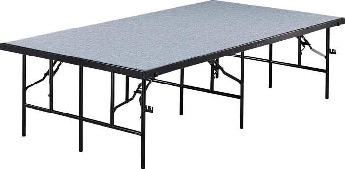 Midwest Folding Products 4X8 Single Height Portable Stage & Seated 24