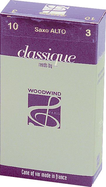 Woodwind Paris&nbsp;Classic Alto Saxophone Reeds&nbsp;Strength 2&nbsp;
