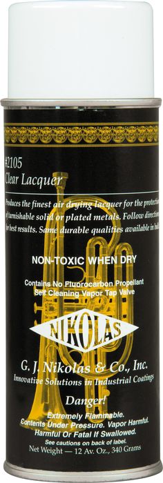 Allied Music Supply&nbsp;A2105-C / A2105-G Lacquer Spray&nbsp;Gold - 12Oz&nbsp;