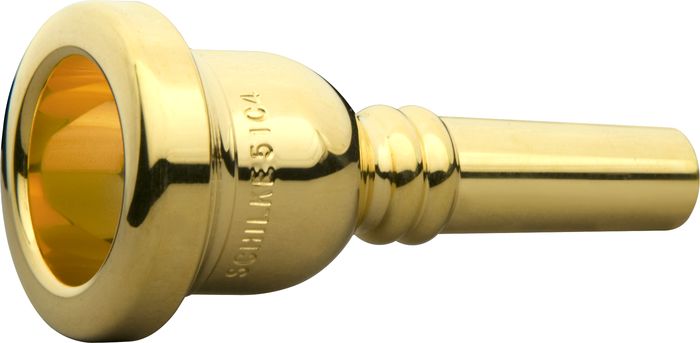 Schilke&nbsp;Standard Series Large Shank Trombone Mouthpiece in Gold&nbsp;&nbsp;