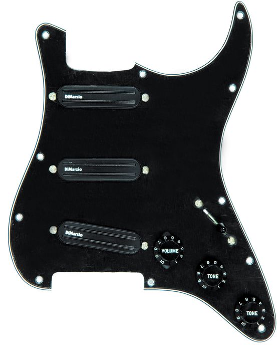DiMarzio&nbsp;FG2108 Fast Track Prewired Pickguard&nbsp;Black&nbsp;