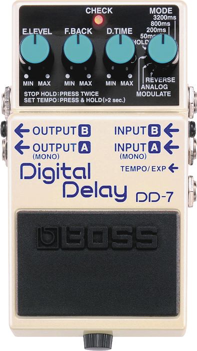 Jonny Buckland gear Boss Dd-7 Digital Delay Guitar Effects Pedal
