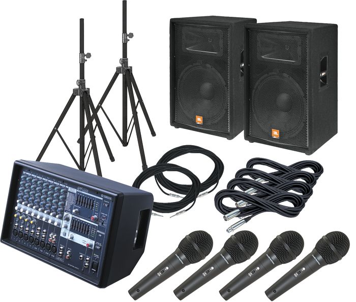 Yamaha&nbsp;EMX512SC / JBL JRX115 PA Package with AT M4000S Mics&nbsp;&nbsp;
