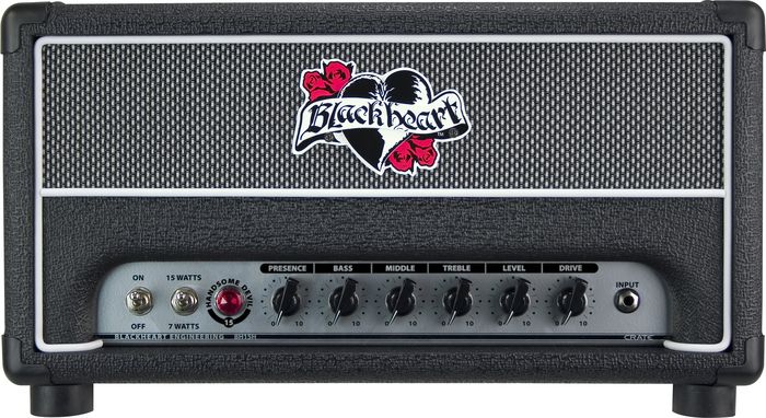 Blackheart&nbsp;BH15H Handsome Devil Series 15W Tube Amp Head&nbsp;Black&nbsp;