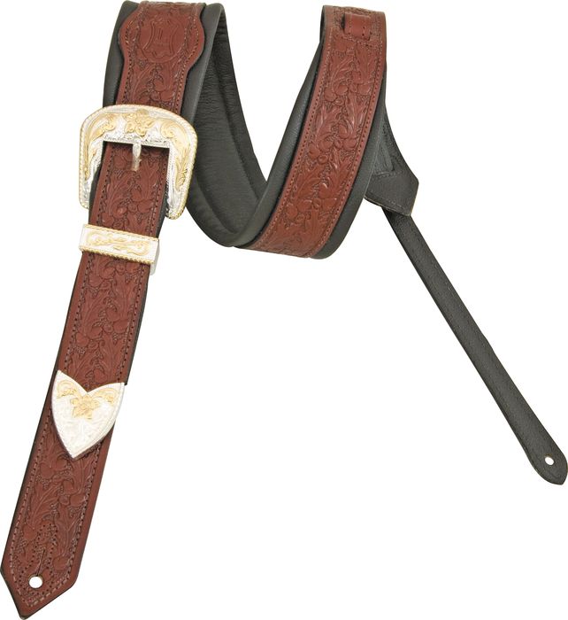 Levy's&nbsp;Deluxe Vintage Leather Guitar Strap&nbsp;&nbsp;