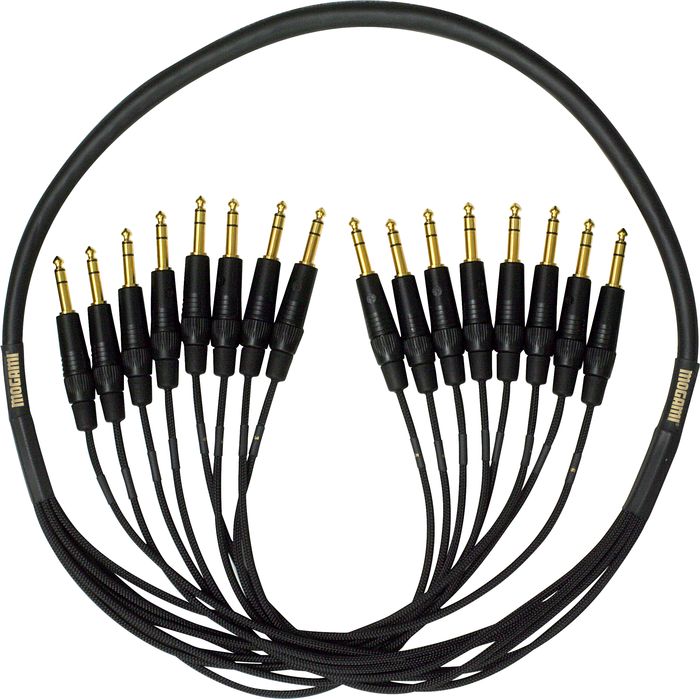 Mogami&nbsp;Gold 8 Channel TRS-TRS Snake Cable&nbsp;20 Feet&nbsp;