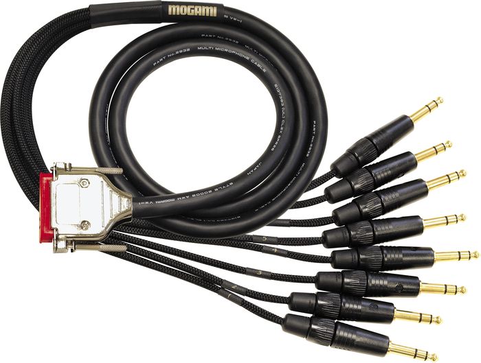 Mogami&nbsp;Gold 8 Channel DB25-TRS Snake Cable&nbsp;10 Feet&nbsp;