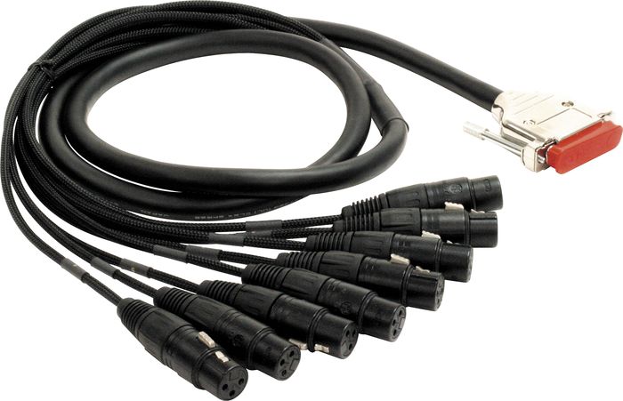 Mogami&nbsp;Gold 8 Channel DB25-XLR Female Snake Cable&nbsp;5 Feet&nbsp;