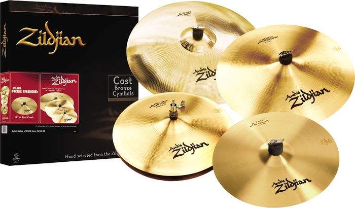 Zildjian&nbsp;A Series Promotional Cymbal Pack with Free 14