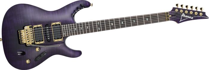 Ibanez Herman Li Egen18 Signature Electric Guitar Trans Violet Flat