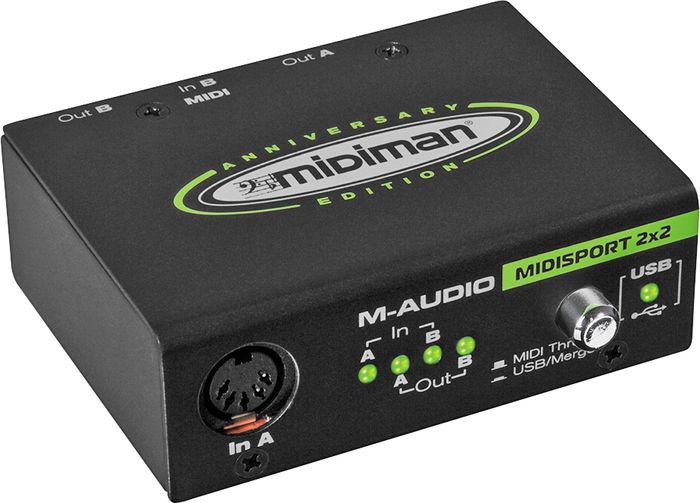 M-Audio&nbsp;MIDIsport 2x2 Anniversary Edition USB MIDI Interface&nbsp;&nbsp;