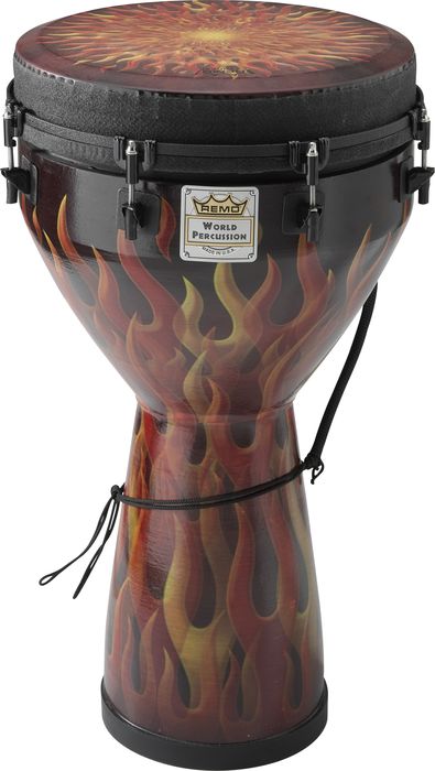 Remo&nbsp;Designer Series Key-tuned Djembe&nbsp;Flame&nbsp;