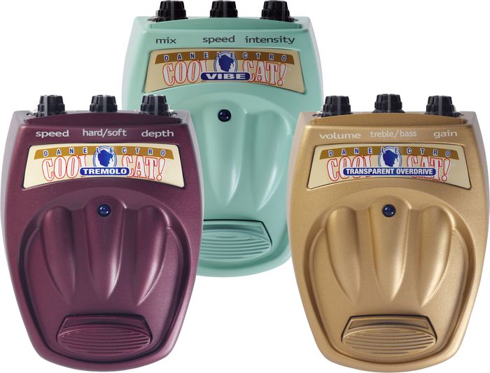 Danelectro Cool Cat Series Cat Pack Guitar Effects Pedals Package