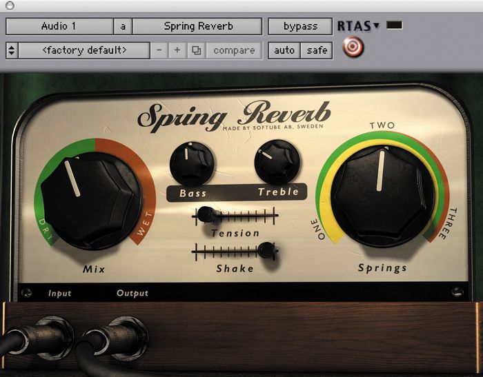 Softube&nbsp;Spring Reverb NATIVE&nbsp;&nbsp;