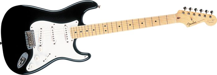Fender Custom Shop Artist Series Eric Clapton Stratocaster Electric Guitar Black Maple Fretboard