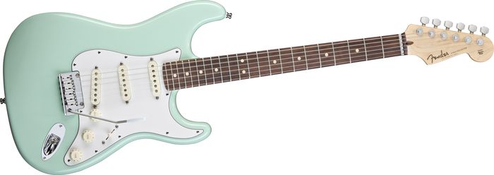 Fender Custom Shop Custom Artist Series Jeff Beck Signature Stratocaster Electric Guitar Surf Green Rosewood Fretboard