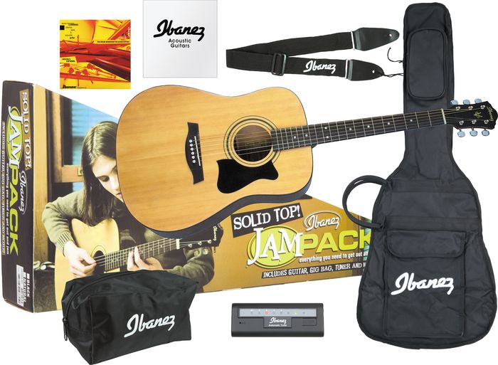 Ibanez&nbsp;JamPack Solid-Top Acoustic Guitar Pack&nbsp;&nbsp;