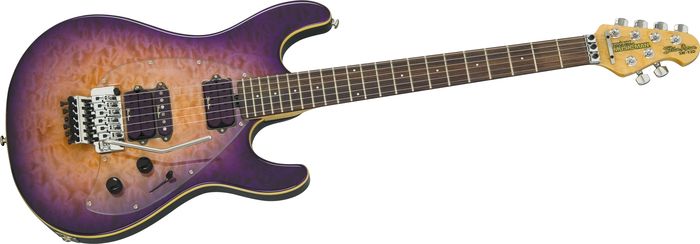 Music Man Steve Morse Y2d Guitar With Floyd Rose Tremolo Purple Sunset