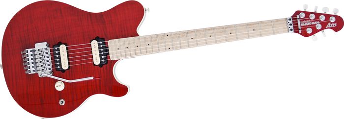 Music Man&nbsp;Axis Electric Guitar&nbsp;Translucent Red Matching Headstock&nbsp;Maple Fretboard
