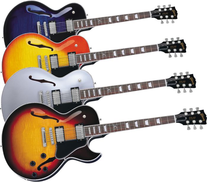 Gibson&nbsp;ES-137 Classic Electric Guitar&nbsp;Blue Burst&nbsp;Chrome Hardware