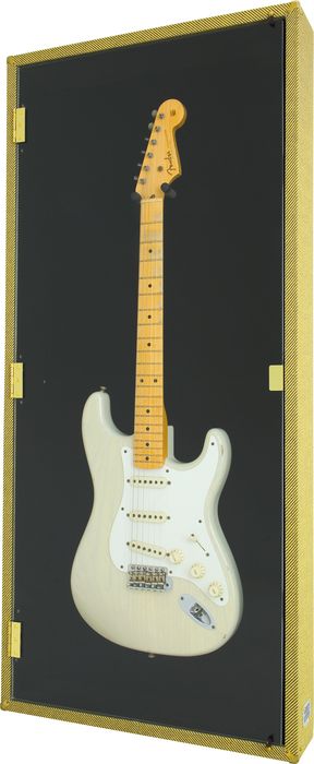 Display And Play Tweed '59 Electric Guitar Display Case Tweed Brown Interior