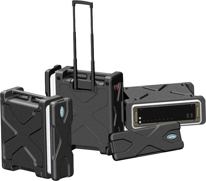 SKB&nbsp;SKB-RLX Roll-X Rack Case with Wheels&nbsp;&nbsp;6 Space