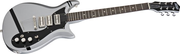 Gretsch Guitars G5135ps Patrick Vaughn Stump Stump-O-Matic Electromatic Cvt Electric Guitar Pewter With Black Competition Stripes
