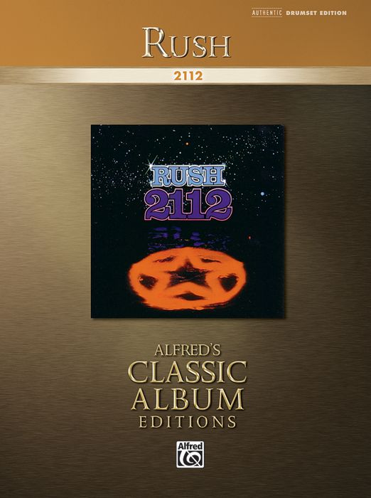 Alfred&nbsp;Rush: 2112 Drum Transcriptions Book&nbsp;&nbsp;