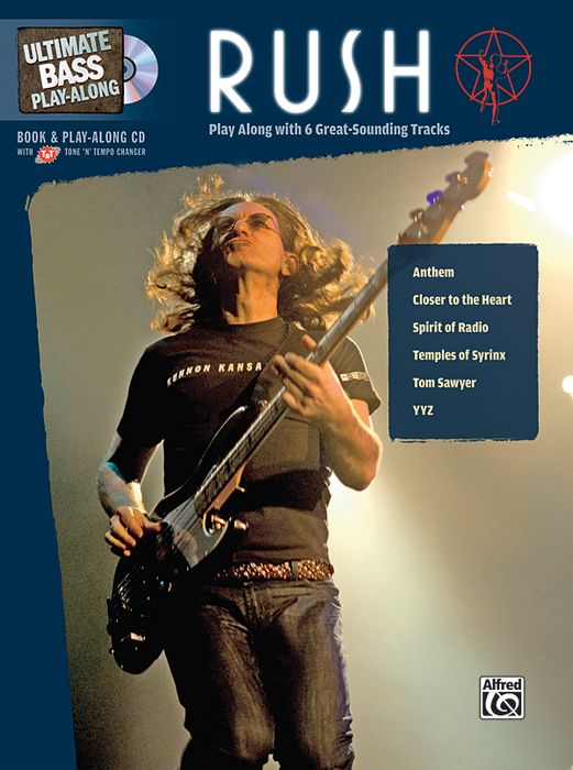 Alfred&nbsp;Rush Ultimate Play-Along Bass (Book/CD)&nbsp;&nbsp;