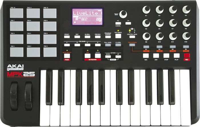 Akai Professional MPK25 Keyboard USB MIDI Controller  